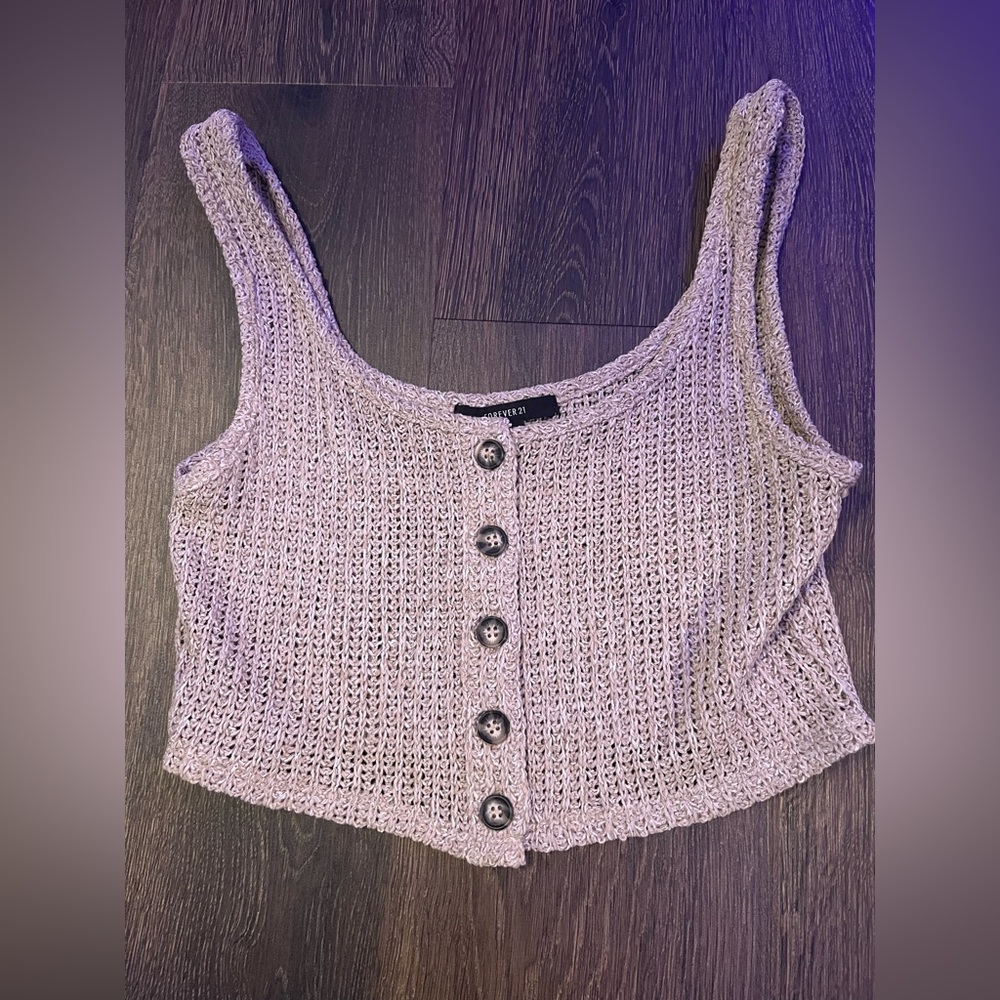 Forever 21 Knitted Crop Top